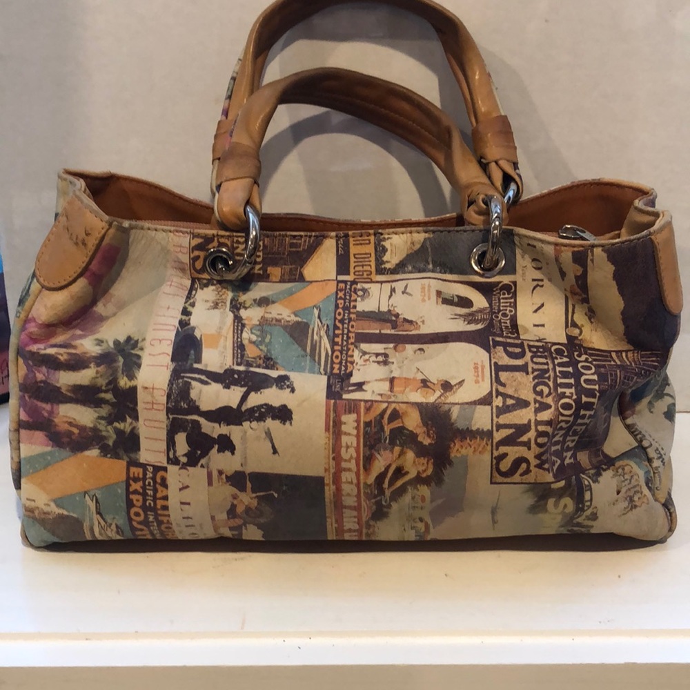 CEONI PIERO VINTAGE LEATHER SATCHEL